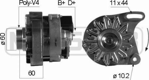 Messmer 210219A - Alternator autospares.lv