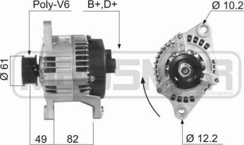 Messmer 210215A - Alternator autospares.lv