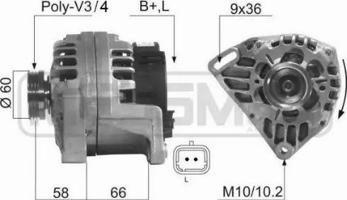 Messmer 210286 - Alternator autospares.lv