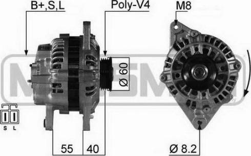 Messmer 210282A - Alternator autospares.lv