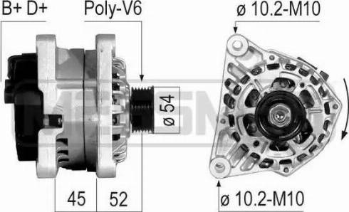 Messmer 210239 - Alternator autospares.lv