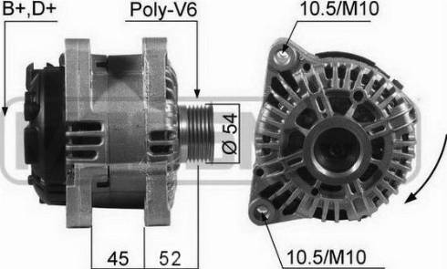 Messmer 210234R - Alternator autospares.lv