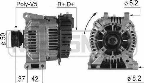 Messmer 210233A - Alternator autospares.lv