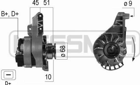 Messmer 210232A - Alternator autospares.lv