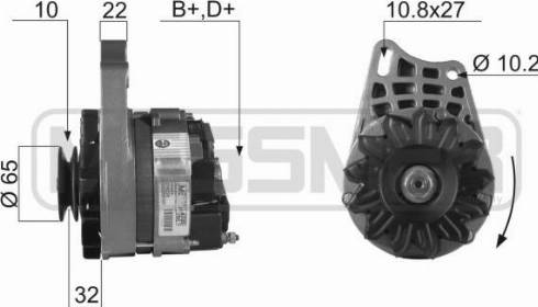 Messmer 210225A - Alternator autospares.lv