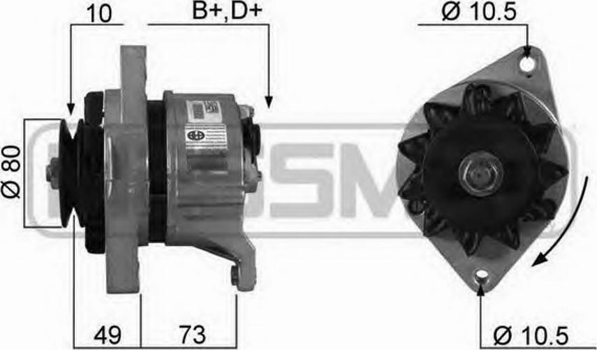 Messmer 210220 - Alternator autospares.lv