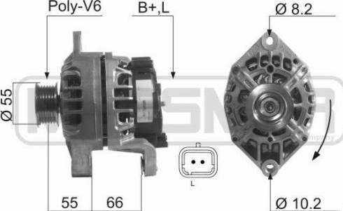 Messmer 210223A - Alternator autospares.lv