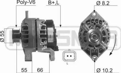 Messmer 210223 - Alternator autospares.lv