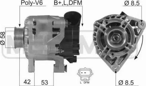 Messmer 210270 - Alternator autospares.lv