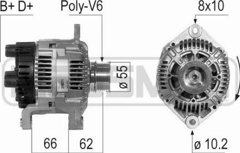 Messmer 210271A - Alternator autospares.lv