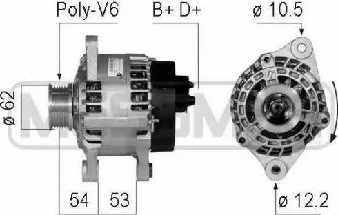 Messmer 210759 - Alternator autospares.lv