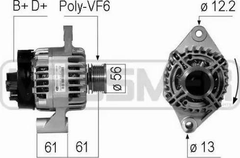 Messmer 210758 - Alternator autospares.lv