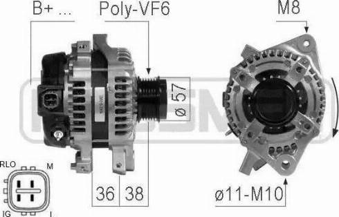 Messmer 210764 - Alternator autospares.lv