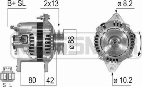 Messmer 210767A - Alternator autospares.lv