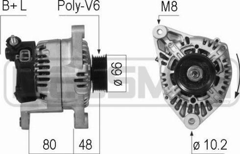 Messmer 210709A - Alternator autospares.lv