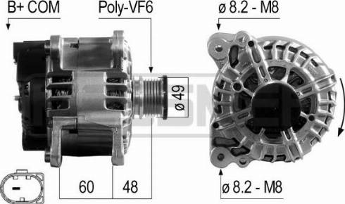 Messmer 210706A - Alternator autospares.lv