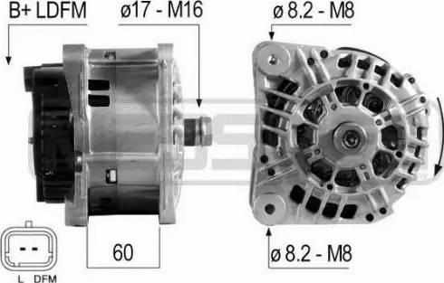 Messmer 210701 - Alternator autospares.lv