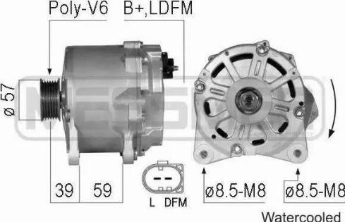 Messmer 210781 - Alternator autospares.lv