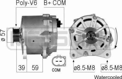 Messmer 210782 - Alternator autospares.lv