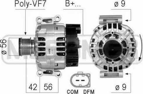 Messmer 210730 - Alternator autospares.lv