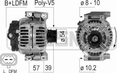 Messmer 210724A - Alternator autospares.lv