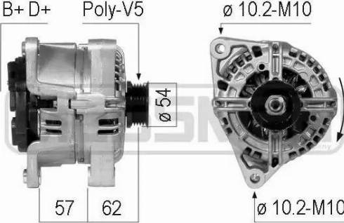 Messmer 210774 - Alternator autospares.lv