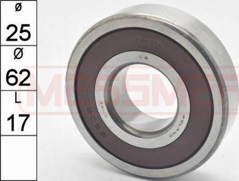 Messmer 218012 - Bearing autospares.lv