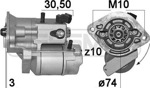 Messmer 220994A - Starter autospares.lv