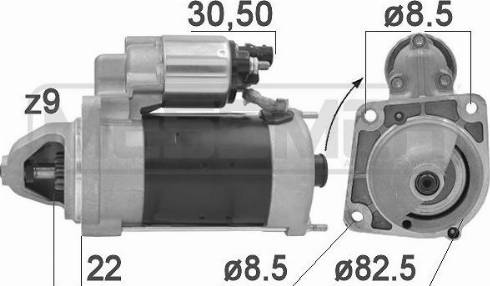 Messmer 220942A - Starter autospares.lv