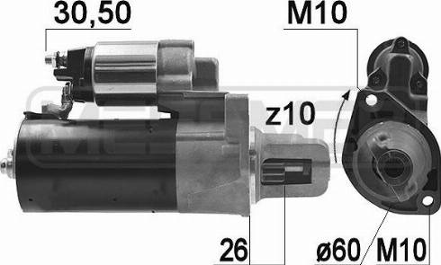 Messmer 220951A - Starter autospares.lv