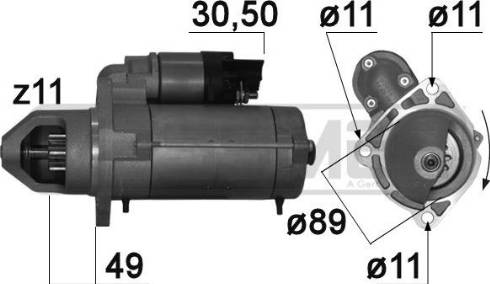 Messmer 220915A - Starter autospares.lv