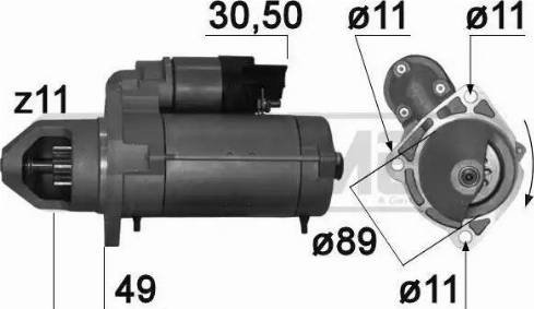 Messmer 220915 - Starter autospares.lv