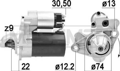 Messmer 220918A - Starter autospares.lv