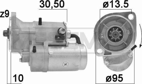 Messmer 220934A - Starter autospares.lv