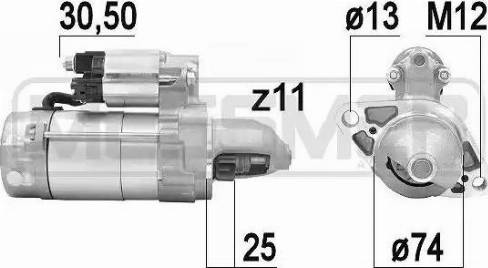 Messmer 220937 - Starter autospares.lv