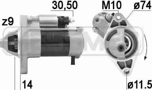 Messmer 220926 - Starter autospares.lv