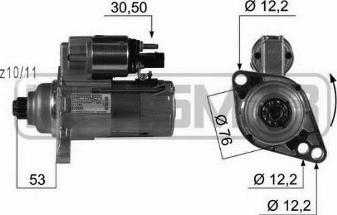 Messmer 220449A - Starter autospares.lv