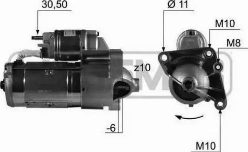 Messmer 220444 - Starter autospares.lv