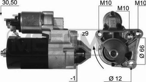 Messmer 220462A - Starter autospares.lv