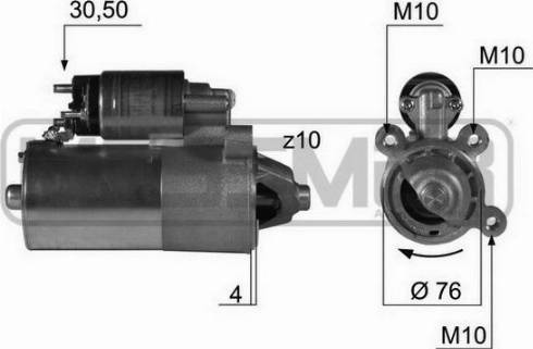 Messmer 220406A - Starter autospares.lv