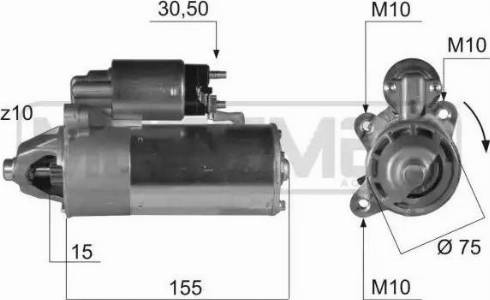 Messmer 220413 - Starter autospares.lv