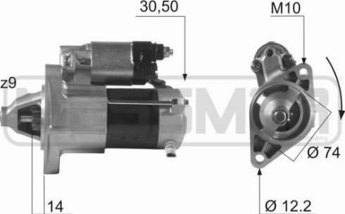 Messmer 220486A - Starter autospares.lv