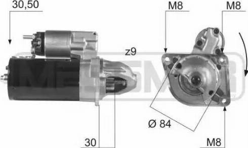 Messmer 220435 - Starter autospares.lv