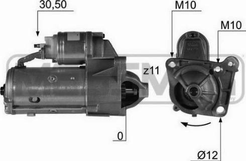 Messmer 220436A - Starter autospares.lv