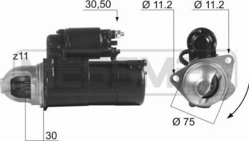 Messmer 220438R - Starter autospares.lv