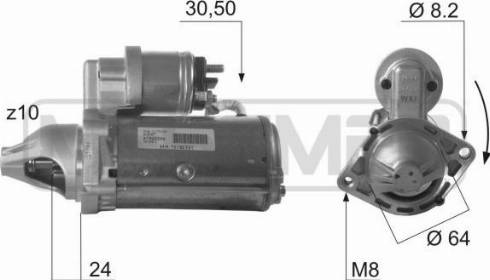 Messmer 220432A - Starter autospares.lv