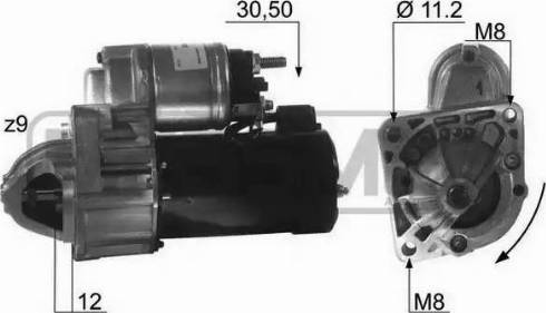 Messmer 220437 - Starter autospares.lv