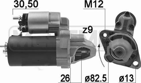 Messmer 220476A - Starter autospares.lv