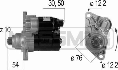 Messmer 220544A - Starter autospares.lv