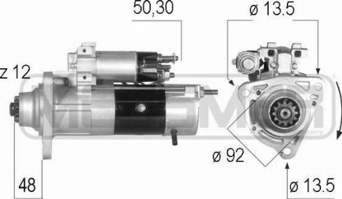 Messmer 220558A - Starter autospares.lv